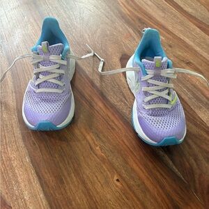 New Balance Kids' Lavender and Aqua Sneakers